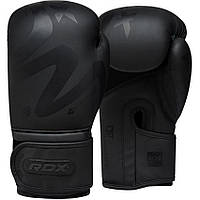 Боксерские перчатки 16 унций RDX F15 Matte Black черные