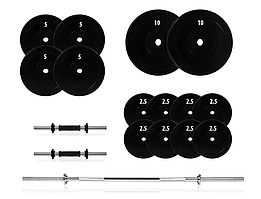 Набір Штанга + Гантелі 72 кг