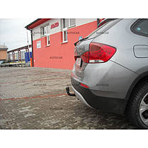 Польський фаркоп на BMW X1 E84 2009-2015 (БМВ Х1 E84) без підрізу бампера, фото 6