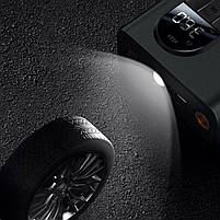 Автомобільний компресор Baseus Energy Source Inflator Pump 2000 mAh Black (CRNL040001), фото 10