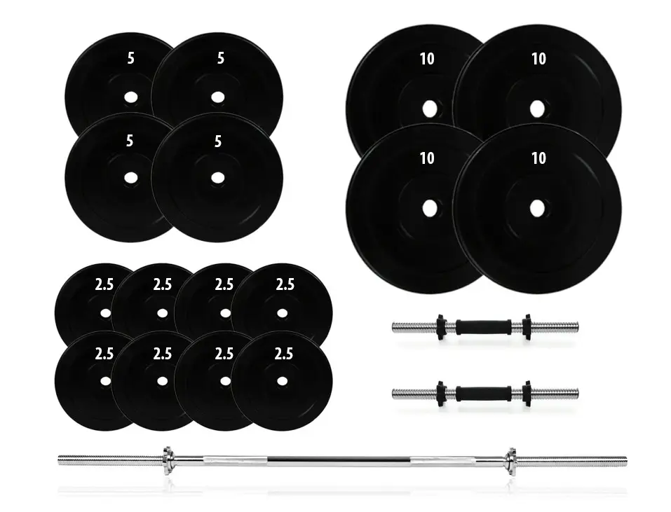 Набір Штанга + Гантелі 92 кг