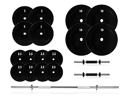 Набір Штанга + Гантелі 92 кг