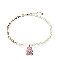 Кулон TEDDY bear Swarovski (ланцюг з кулоном медмедик з каменями Swarovski)