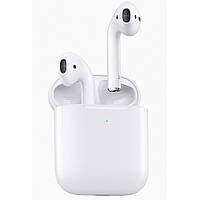 Бездротові навушники в кейсі Apple AirPods 2 Original series 1:1 Premium quality Білий