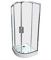 Душевая кабина Veronis KN-3-100 PREMIUM 100х100х190 прозрачное стекло без поддона
