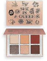 Палетка теней для век - Makeup Revolution Power Eyeshadow Palette She Is A Queen (1105621-2)