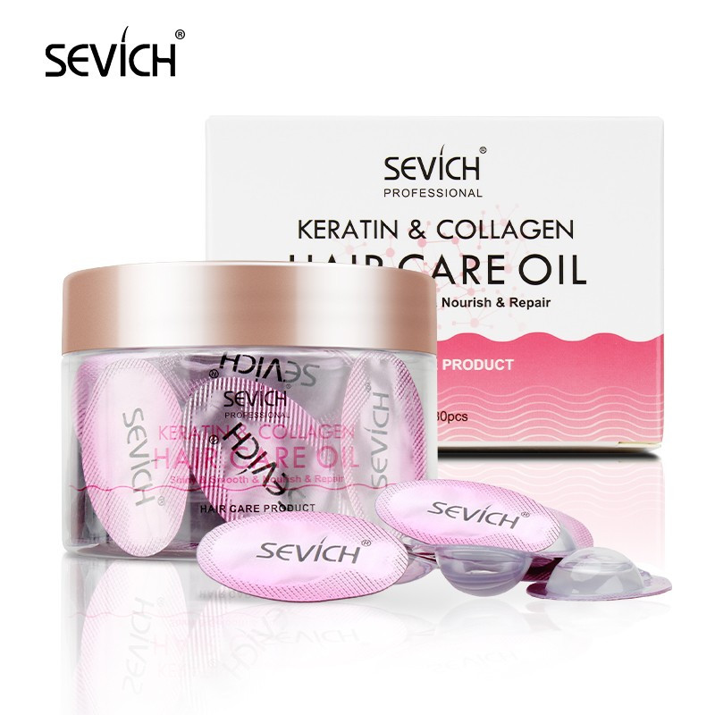 Олія для волосся з колагеном та кератином sevich keratin collagen hair care oil 30 шт, фото 1