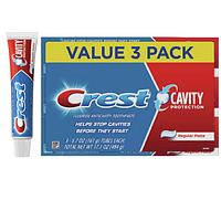 Зубна паста Crest Cavity Protection Regular Paste 3 шт. 484 г