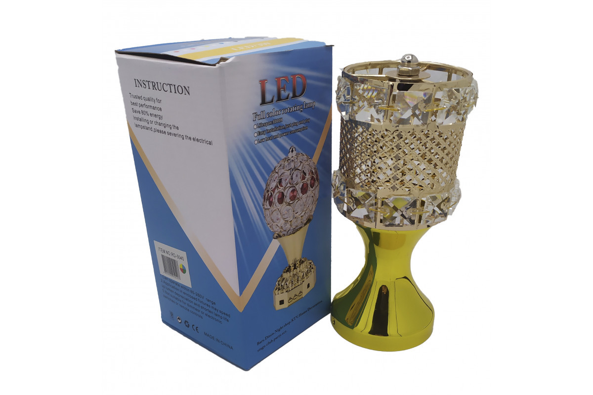 💛Лампа на підставці диско-циліндр RD-5040 обертаючийся RHD-25, фото 1