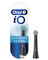 Насадка для електричної зубної щітки Oral-B Braun iO Ultimate Clean Black Чорна 1 шт.