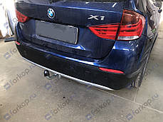 Оцинкований фаркоп на BMW X1 E84 2009-2015 без підрізу бампера, фото 4