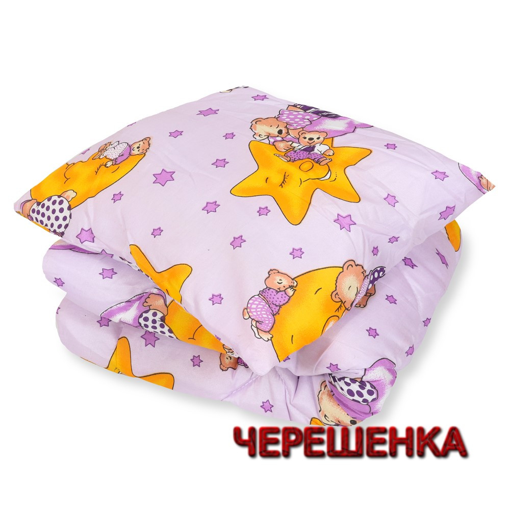 Комплект дитяча ковдра 105x135 + подушка 50x50 №2119