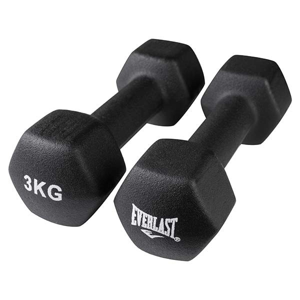 Гантелі для фітнесу вінілові 3 кг х 2 шт ELAST 2 шт 80024/3, фото 1