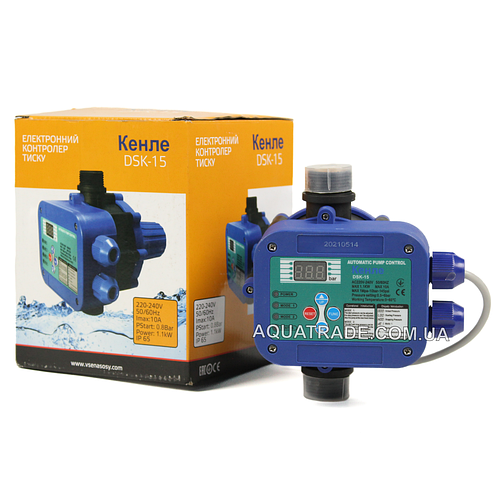 Электронная автоматика для насоса Kenle DSK-15 с сухим ходом и ...