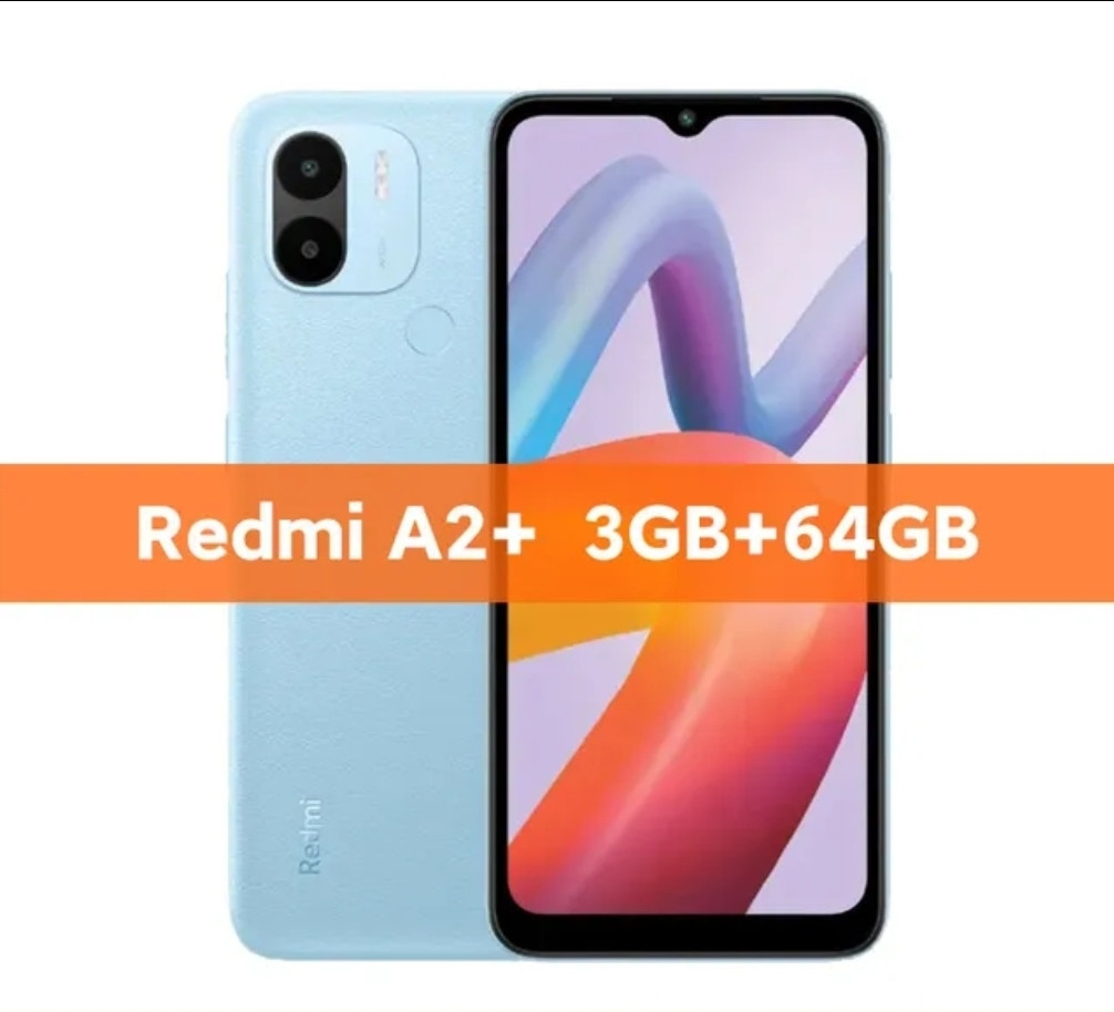 Смартфон Xiaomi Redmi A2+ 64 Гб 6,52" 5000 мА·год (Блакитний)