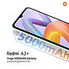 Смартфон Xiaomi Redmi A2+ 64 Гб 6,52" 5000 мА·год (Блакитний), фото 7