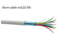 Кабель для систем сигнализации Alarm cable 4x0.22 медный в экране, Одескабель