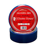 ElectroHouse ізоляційна стрічка синя 0,15 мм х 18мм х 5м