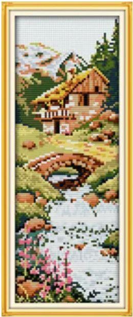 Набір для вишивання за нанесеною на канву схемою "Four seasons (4) Summer".AIDA 14CT printed , 15*34