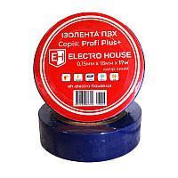 ElectroHouse ізоляційна стрічка синя 0,15 мм х 18мм х 17м
