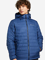 Куртка утеплена чоловіча Columbia Powder Lite Hooded Jacket, Синя розмір 46