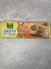 Печиво сендвіч вівсяне з молочним шоколадом без цукру GULLON ZERO Finas,150г