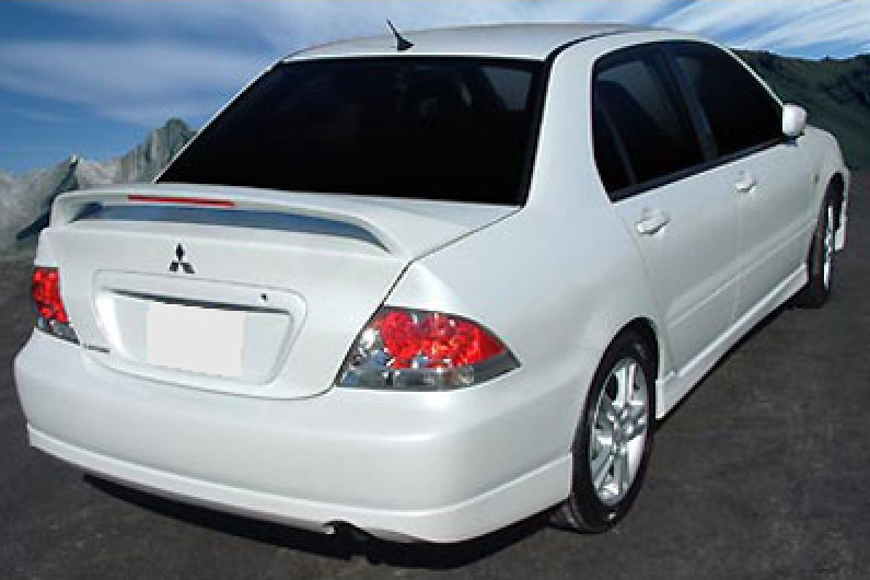 Спойлер (под покраску) для Mitsubishi Lancer 9 2004-2008 гг - фото 1 - id-p1986928525