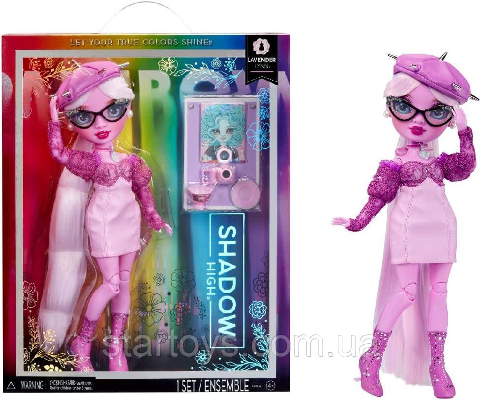 Рейнбоу Хай Шедоу Лаванда Лінн Rainbow High Shadow High Lavender - Purple Fashion Doll 592815EUC