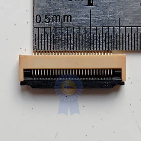 Роз'єм для ноутбука 28pin 0.5 mm ( Flip type) — Оригінал демонтаж