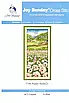 Набір для вишивання за нанесеною на канву схемою "Poppy fields 2". AIDA 14CT printed, 21*45 см, фото 3