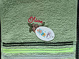 Рушники кухонні махра 25*50 "Олива", фото 4