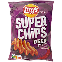 Чипсы Lays Super Chips Degep Sweet Chilli Сладкий Чили 130g