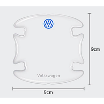 Захист під ручку дверей, наклейки Volkswagen (Фольксваген) Комплект 4 шт, фото 4