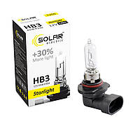 Галогеновая лампа Solar HB3 12V 65W P20d Starlight +30%