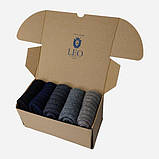 Набір шкарпеток Лео Medical Тепло Карпат Вовна 40-46 5 пар Асорті, фото 4