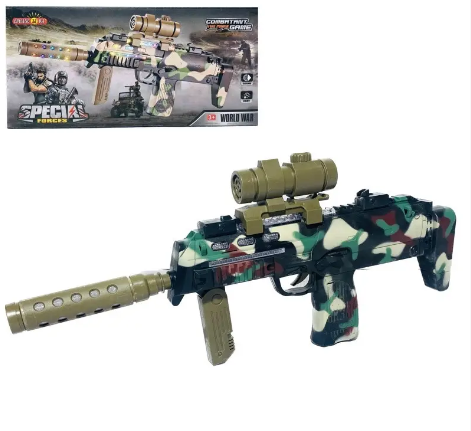 Автомат іграшковий Special Forces, зі світловими і звуковими ефектами, вібрація корпусу, 810М