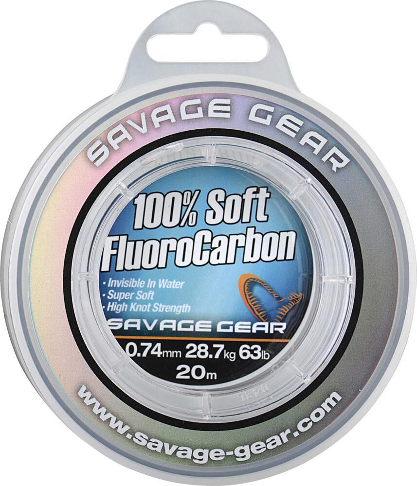 Флюорокарбон Savage Gear Soft Fluorocarbon 35m 0.46 mm 12.3kg Clear