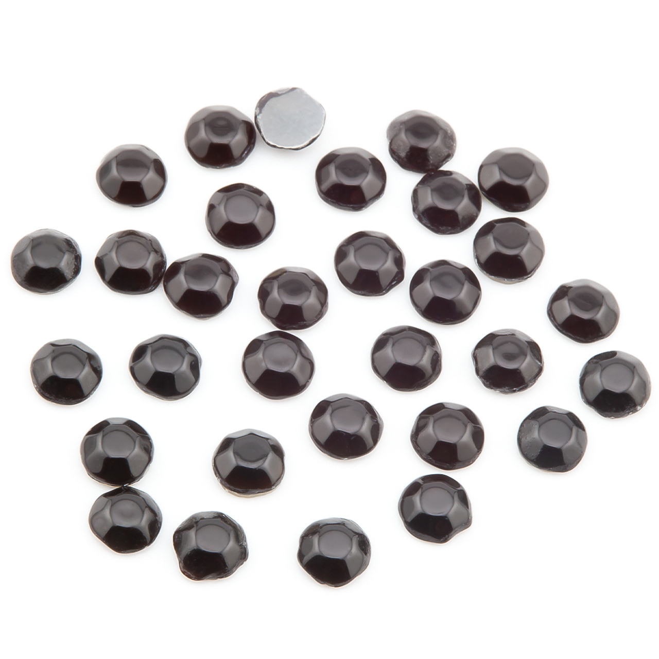 Уцінка!!! Cтрази клейові Акрил ss16 (3,8-4,0mm) гаряча фіксація 50 г Чорний