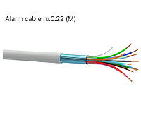 Кабель для систем сигнализации Alarm cable 6x0.22 медный в экране, Одескабель
