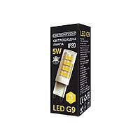 Світлодіодна лампа Світлокомплект LED G9 5 W 3000 K