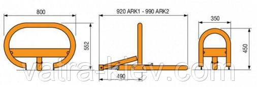 Парковочный барьер автоматический CAME Unipark Ark1 с GSM на 27 абонентов - фото 8 - id-p1987027196