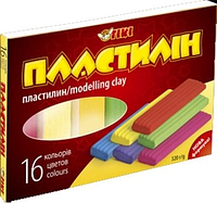 Пластилин 16цв 320гр TІКІ 52103-ТК