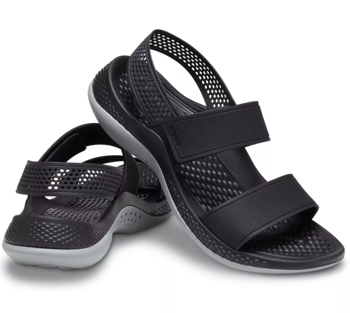 Сандалі жіночі Крокси Sandal Crocs LiteRide 360 Black Slate Grey