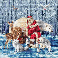 L8082 Santa and Friends/Père Noël et les amis. Letistitch. Набір для вишивки хрестиком