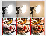 Студійне LED-світло Prolighting 50х70 см LED-лампи 85 вт 3200- 5500 K Ra95+ з пультом, фото 2