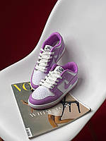 Женская обувь кроссовки найк Nike SB Dunk Low Purple White модные женские кроссовки найк на осень