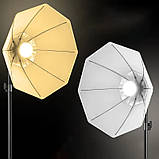 Комплект октобокс Proligh Е27+ LED Лампа 85 W (72 світлодіода 3200 — 5500 K Ra95+), фото 2