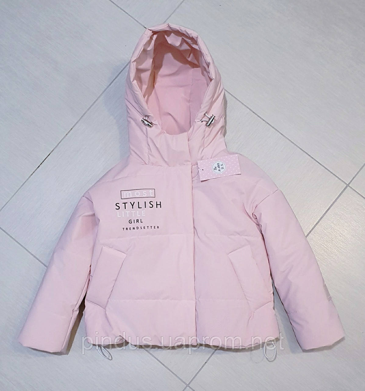 Демісезонна куртка для дівчинки 116 — 140 Дитяча куртка демісезон осінь весна