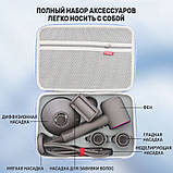 Дорожня сумка чохол квадрат для фену Dyson Supersonic (Рожевий), фото 3