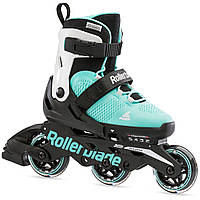 Rollerblade ролики Microblade 3WD 2023 aqua-white 28-32